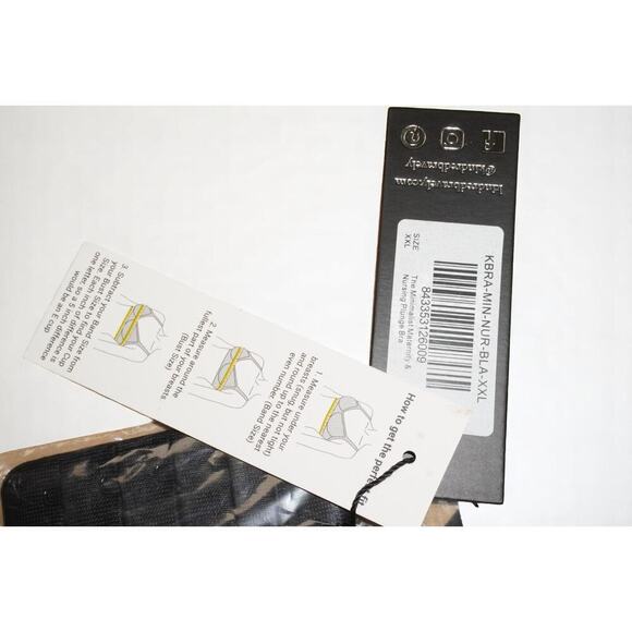 KINDRED BRAVELY Minimalist Hands-Free Pumping & Nursing Bra in Black - Picture 11 of 12